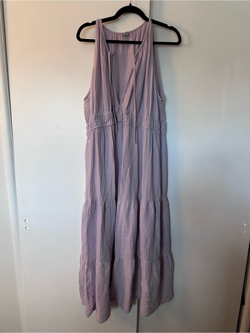 Old Navy Lavender Tiered Sleeveless Maxi Dress xxl Euc